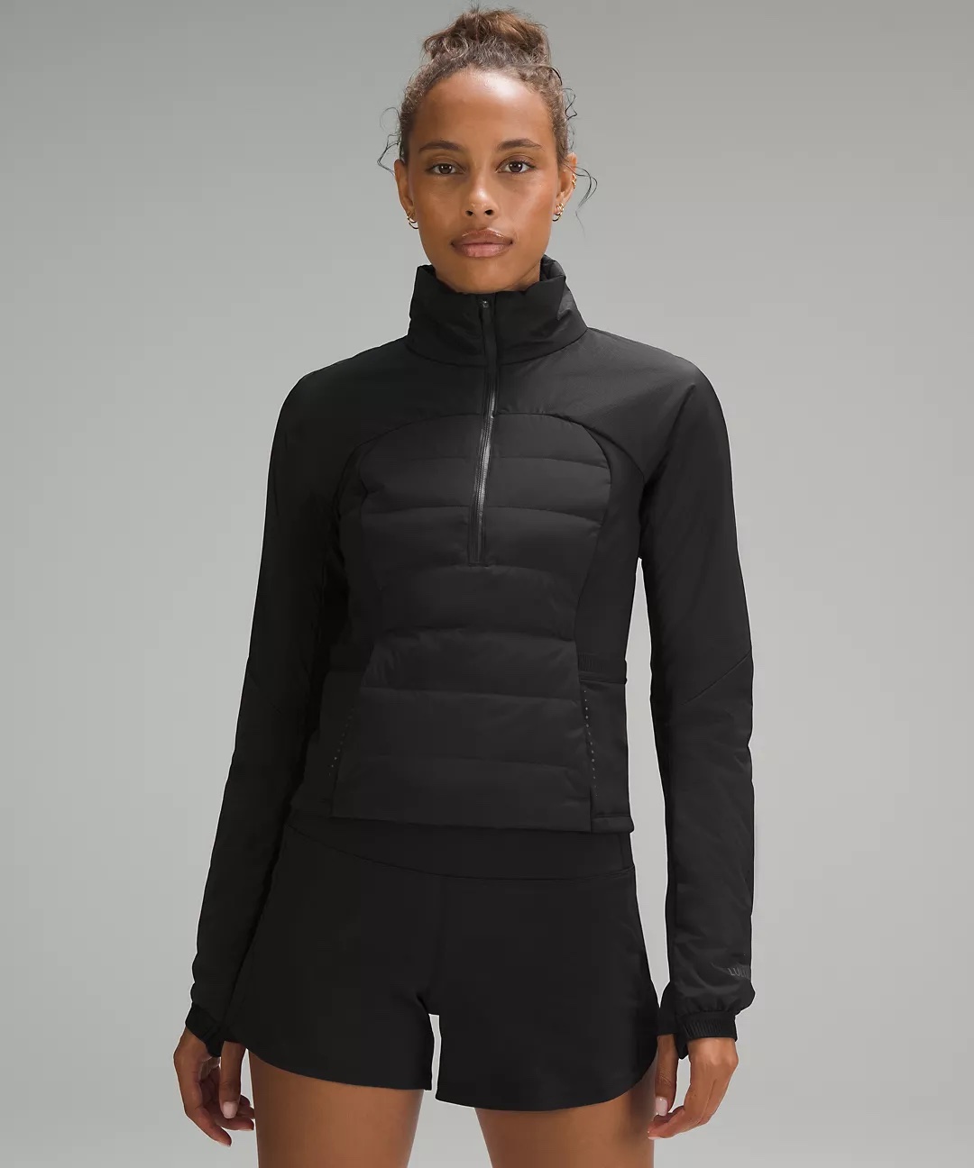 PrimaLoft x Lululemon Down For It All Cropped Half zip Pullover Primaloft